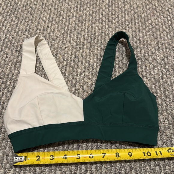 Vaara barry’s Elsa sports bra rainforest Flo green white - Picture 4 of 8